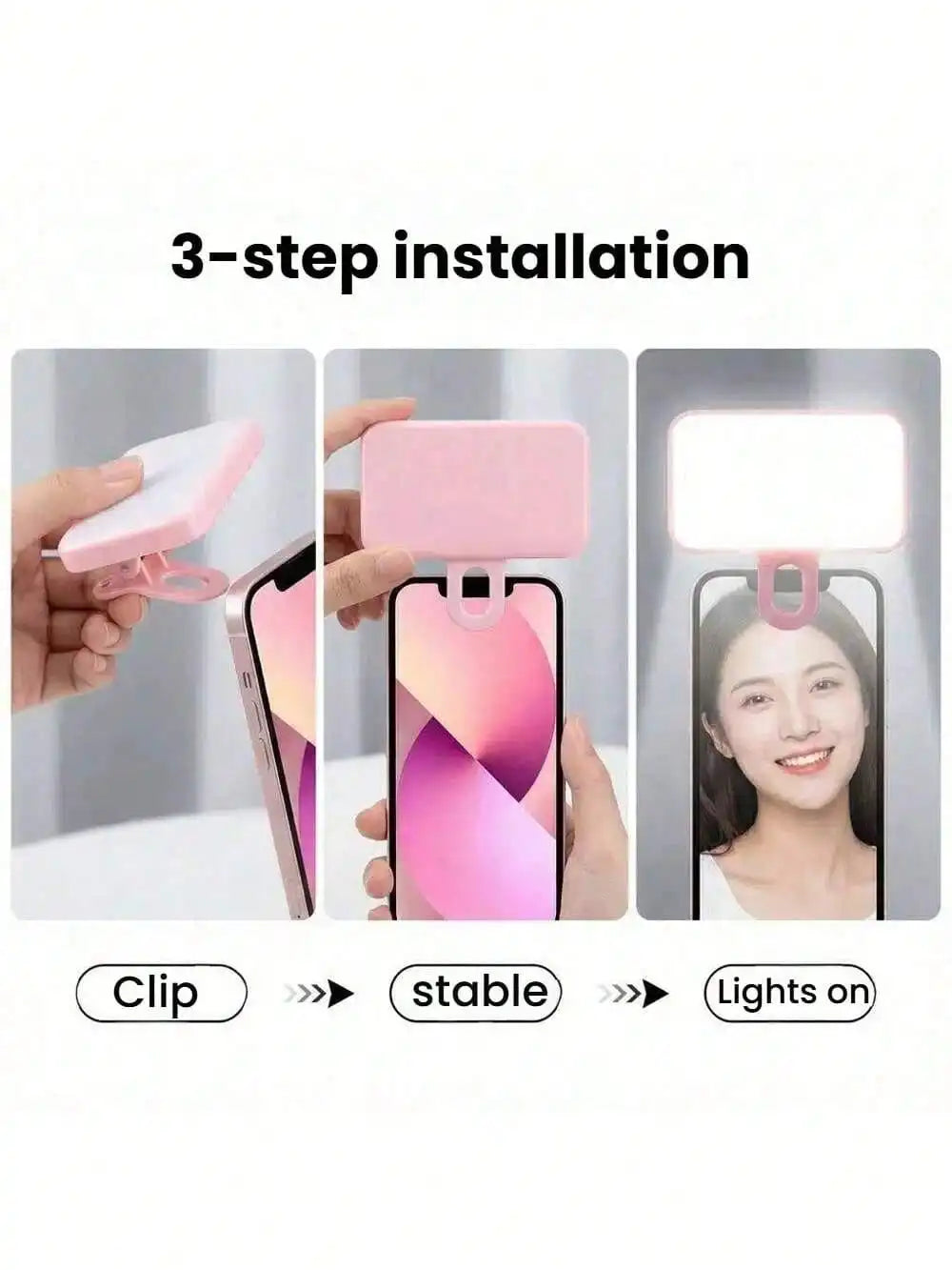 Portable Selfie Light Clip