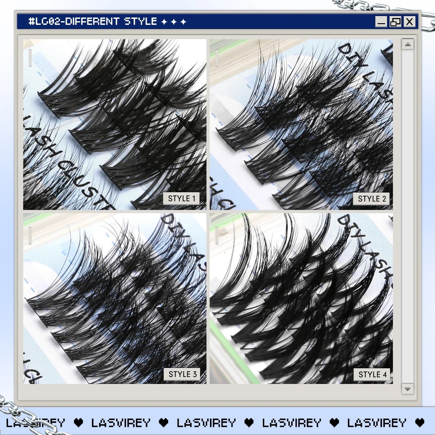 Fluffy Lash Clusters Kit