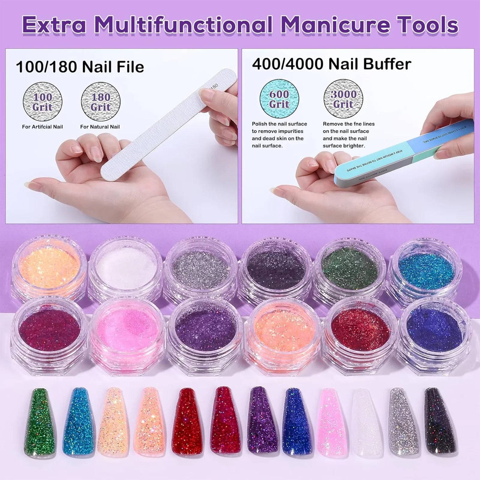 Complete Acrylic Nail Kit