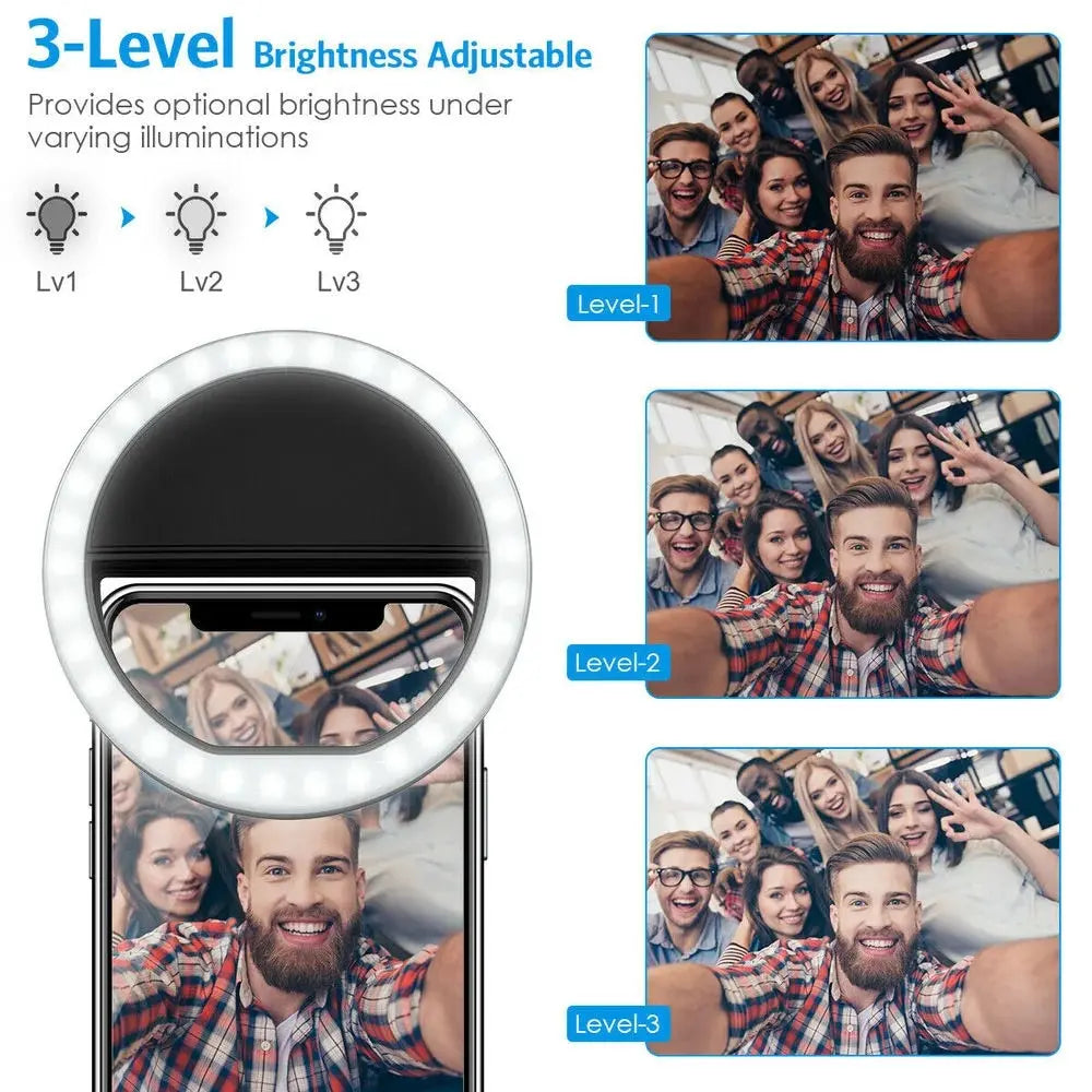 Glow-Up Selfie Ring Light
