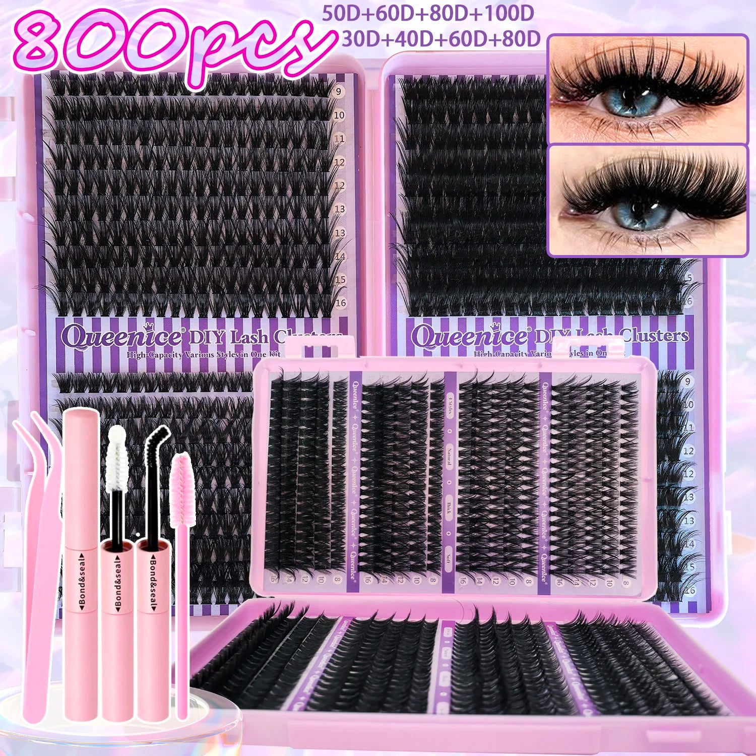 Fluffy Cat Eye Lash Extensions