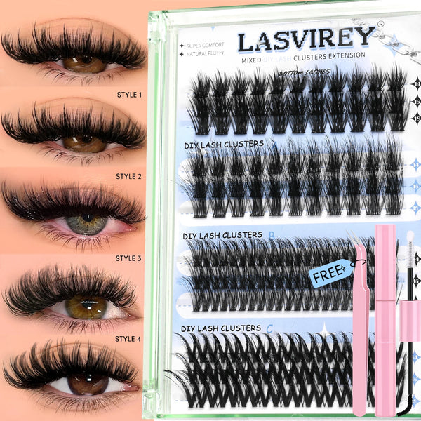 Fluffy Lash Clusters Kit